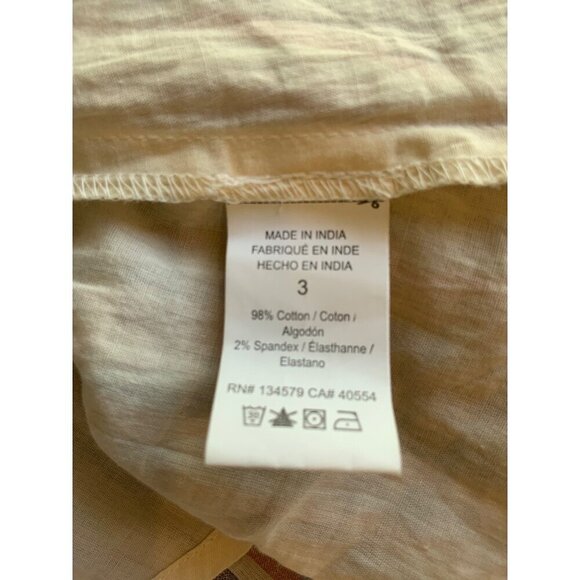 Sundry dress  size Large multi  striped cotton elastin  37' long  made in India - Picture 5 of 5